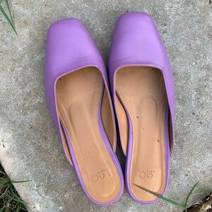 LOQ Lavender Leather Mule Size 37